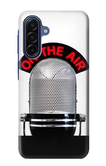 S2381 オンエアヴィンテージラジオマイク Vintage Radio Microphone On The Air Samsung Galaxy A17 バックケース、フリップケース・カバー