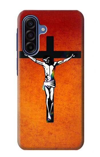 S2421 十字架上のイエス Jesus Christ On The Cross Samsung Galaxy A17 バックケース、フリップケース・カバー