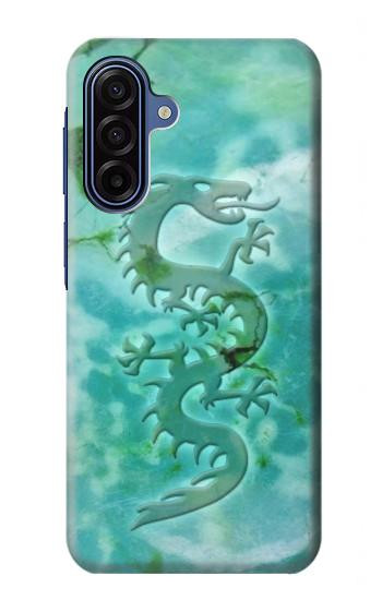 S2653 ドラゴングリーンターコイズストーングラフィックプリント Chinese Dragon Green Turquoise Stone Graphic Printed Samsung Galaxy A17 バックケース、フリップケース・カバー