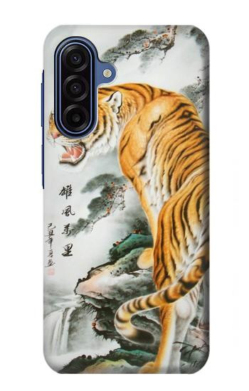 S2750 虎の絵画 Oriental Chinese Tiger Painting Samsung Galaxy A17 バックケース、フリップケース・カバー