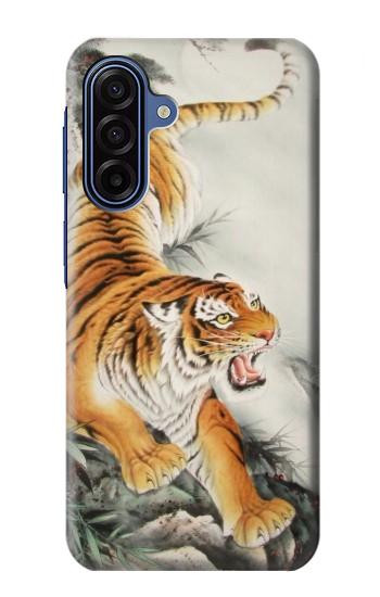 S2751 虎の絵画 Chinese Tiger Brush Painting Samsung Galaxy A17, A18 バックケース、フリップケース・カバー