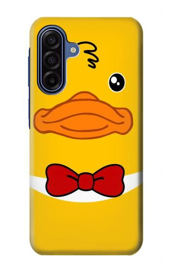 S2760 イエロー アヒル タキシード 漫画 Yellow Duck Tuxedo Cartoon Samsung Galaxy A17 バックケース、フリップケース・カバー