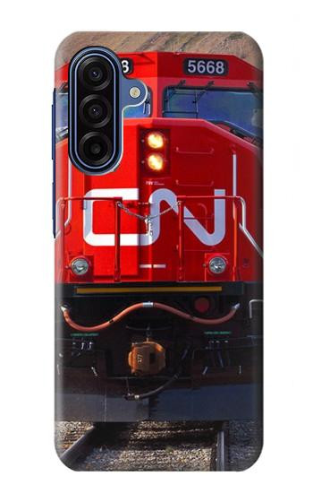 S2774 カナダの列車 Train Canadian National Railway Samsung Galaxy A17, A18 バックケース、フリップケース・カバー
