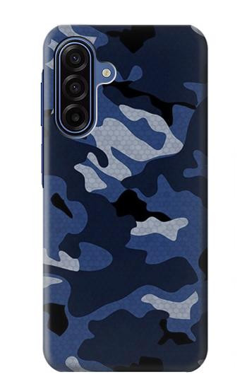 S2959 海軍迷彩 Navy Blue Camo Camouflage Samsung Galaxy A17, A18 バックケース、フリップケース・カバー