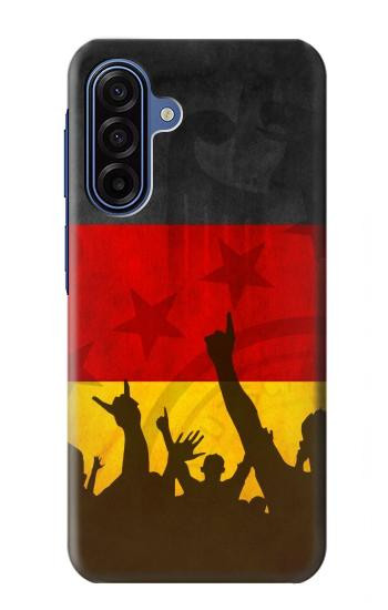 S2966 ドイツサッカー Germany Football Soccer Flag Samsung Galaxy A17 バックケース、フリップケース・カバー