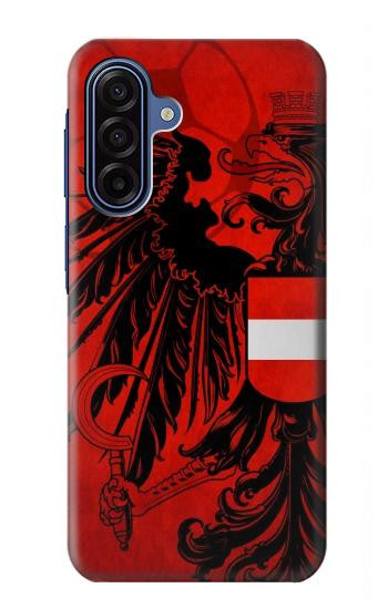 S3004 オーストリアサッカー Football Soccer Austria Flag Samsung Galaxy A17, A18 バックケース、フリップケース・カバー