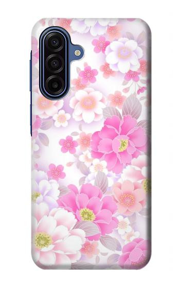 S3036 ピンクフラワーフローラ Pink Sweet Flower Flora Samsung Galaxy A17 バックケース、フリップケース・カバー