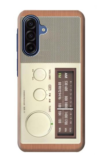S3165 FM AM木レシーバーグラフィック FM AM Wooden Receiver Graphic Samsung Galaxy A17 バックケース、フリップケース・カバー
