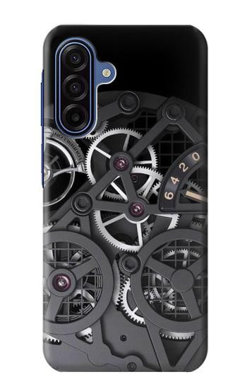 S3176 時計の中 Inside Watch Black Samsung Galaxy A17, A18 バックケース、フリップケース・カバー