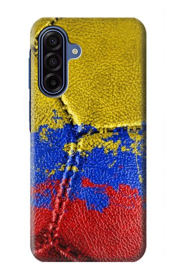 S3306 コロンビアの旗ビンテージフットボールのグラフィック Colombia Flag Vintage Football Graphic Samsung Galaxy A17 バックケース、フリップケース・カバー