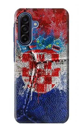 S3313 クロアチアflag Vintage Football Graphic Croatia Flag Vintage Football Graphic Samsung Galaxy A17 バックケース、フリップケース・カバー