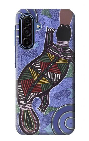 S3387 カモノハシオーストラリアのアボリジニアート Platypus Australian Aboriginal Art Samsung Galaxy A17 バックケース、フリップケース・カバー