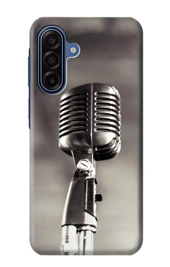 S3495 ヴィンテージのマイク Vintage Microphone Samsung Galaxy A17 バックケース、フリップケース・カバー
