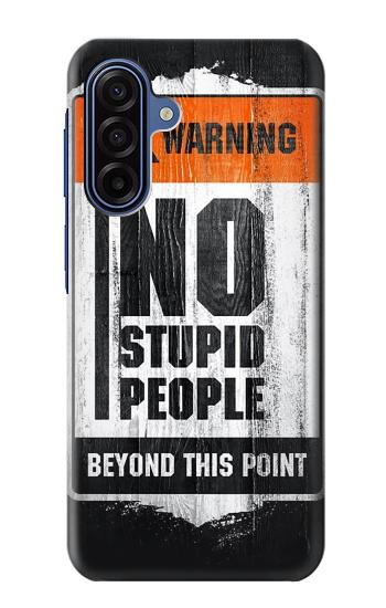 S3704 愚かな人はいない No Stupid People Samsung Galaxy A17 バックケース、フリップケース・カバー