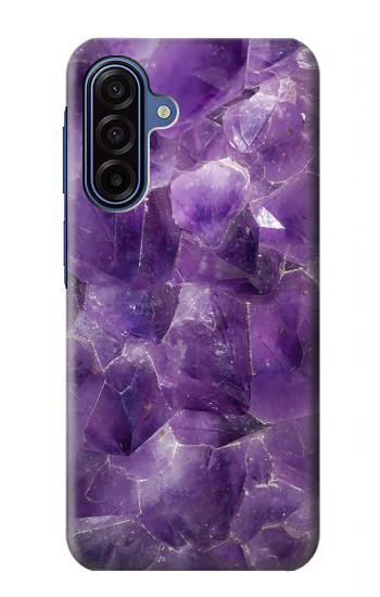 S3713 パープルクォーツアメジストグラフィックプリント Purple Quartz Amethyst Graphic Printed Samsung Galaxy A17 バックケース、フリップケース・カバー