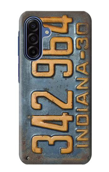 S3750 ヴィンテージ車のナンバープレート Vintage Vehicle Registration Plate Samsung Galaxy A17 バックケース、フリップケース・カバー