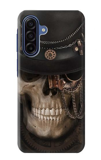 S3852 スチームパンクな頭蓋骨 Steampunk Skull Samsung Galaxy A17 バックケース、フリップケース・カバー