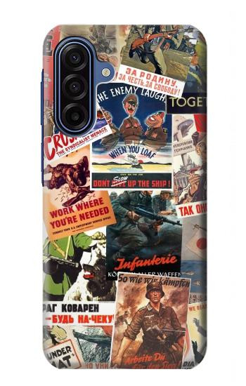 S3905 ビンテージ アーミー ポスター Vintage Army Poster Samsung Galaxy A17 バックケース、フリップケース・カバー
