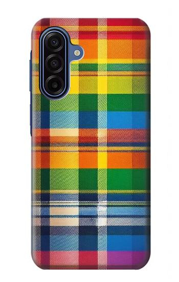 S3983 布の質感 LGBTQ Fabric Texture LGBTQ Samsung Galaxy A17, A18 バックケース、フリップケース・カバー