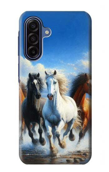 S3996 走る馬 Horse Running Samsung Galaxy A17 バックケース、フリップケース・カバー