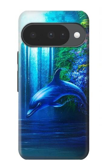 S0385 イルカ Dolphin Google Pixel 10, 10 Pro バックケース、フリップケース・カバー