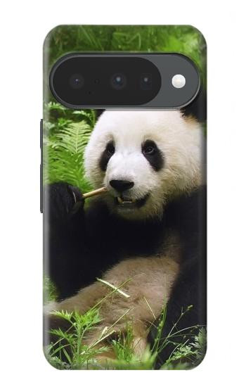 S1073 パンダは食べるのが楽しみ Panda Enjoy Eating Google Pixel 10, 10 Pro バックケース、フリップケース・カバー