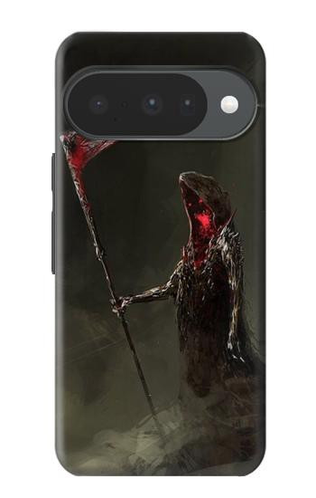 S1319 恐るべった死者の死 Grim Reaper Death Scythe Google Pixel 10, 10 Pro バックケース、フリップケース・カバー