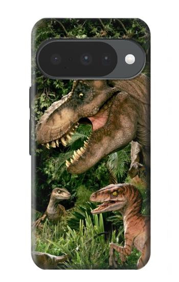 S1452 トレックス ラプター 恐竜 Trex Raptor Dinosaur Google Pixel 10, 10 Pro バックケース、フリップケース・カバー