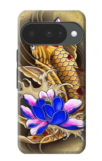 S1604 コイのタトゥー Carp Koi Fish Japanese Tattoo Google Pixel 10, 10 Pro バックケース、フリップケース・カバー