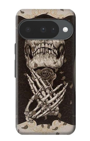 S1676 スカルローズ Skull Rose Google Pixel 10, 10 Pro バックケース、フリップケース・カバー