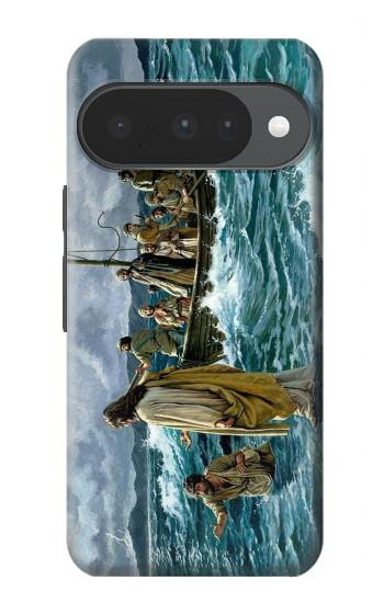 S1722 海の上を歩くイエス Jesus Walk on The Sea Google Pixel 10, 10 Pro バックケース、フリップケース・カバー