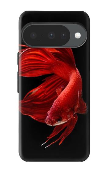 S2092 シャムと戦うサイアム Red Siamese Fighting Fish Google Pixel 10, 10 Pro バックケース、フリップケース・カバー