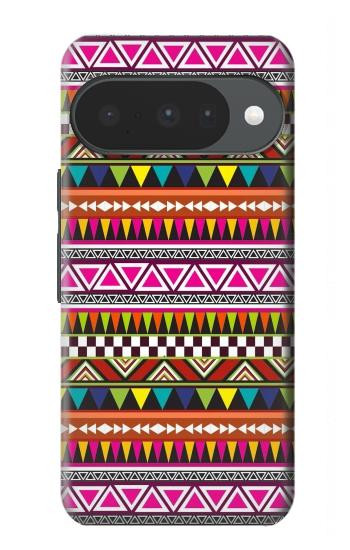 S2292 アステカ部族のパターン Aztec Tribal Pattern Google Pixel 10, 10 Pro バックケース、フリップケース・カバー