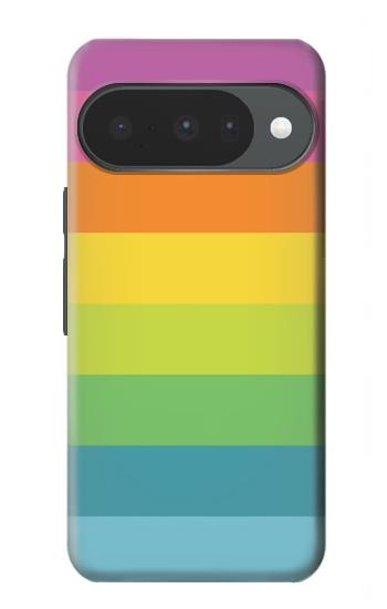 S2363 レインボー柄 Rainbow Pattern Google Pixel 10, 10 Pro バックケース、フリップケース・カバー
