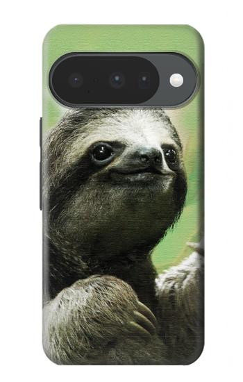 S2708 笑顔のナマケ Smiling Sloth Google Pixel 10, 10 Pro バックケース、フリップケース・カバー