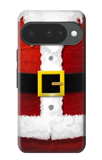 S2846 クリスマス・サンタクロース・コスチューム Christmas Santa Red Suit Google Pixel 10, 10 Pro バックケース、フリップケース・カバー