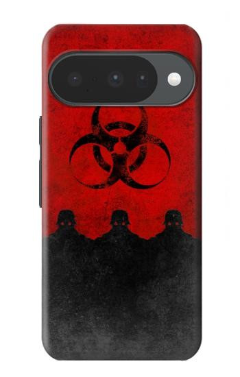 S2917 バイオハザードウイルスの警告 Biohazards Virus Red Alert Google Pixel 10, 10 Pro バックケース、フリップケース・カバー