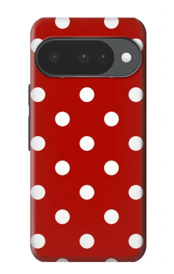 S2951 赤の水玉 Red Polka Dots Google Pixel 10, 10 Pro バックケース、フリップケース・カバー