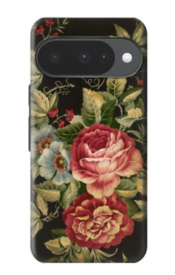 S3013 ヴィンテージバラ Vintage Antique Roses Google Pixel 10, 10 Pro バックケース、フリップケース・カバー