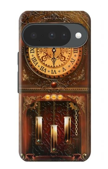 S3174 大きな古時計 Grandfather Clock Google Pixel 10, 10 Pro バックケース、フリップケース・カバー