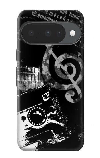S3197 音楽・カセット・ノート Music Cassette Note Google Pixel 10, 10 Pro バックケース、フリップケース・カバー