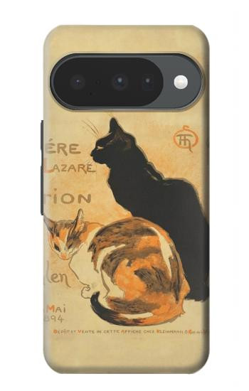 S3229 ヴィンテージ猫ポスター Vintage Cat Poster Google Pixel 10, 10 Pro バックケース、フリップケース・カバー