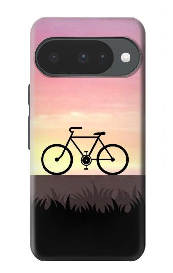 S3252 自転車 日没 Bicycle Sunset Google Pixel 10, 10 Pro バックケース、フリップケース・カバー