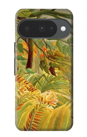 S3344 アンリ・ルソー  Henri Rousseau Tiger in a Tropical Storm Google Pixel 10, 10 Pro バックケース、フリップケース・カバー