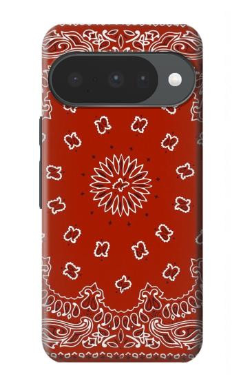 S3355 赤バンダナパターン Bandana Red Pattern Google Pixel 10, 10 Pro バックケース、フリップケース・カバー