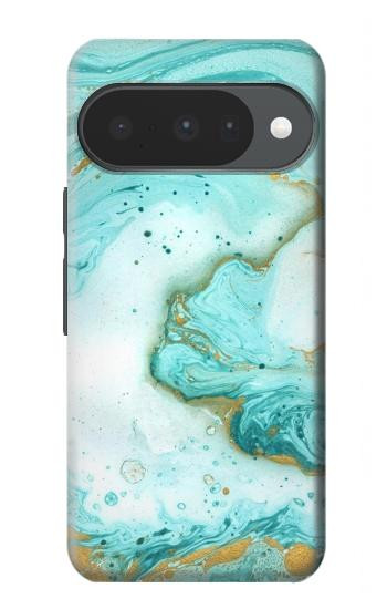 S3399 緑の大理石のグラフィックプリント Green Marble Graphic Print Google Pixel 10, 10 Pro バックケース、フリップケース・カバー