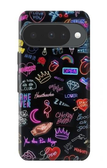 S3433 ビンテージネオングラフィック Vintage Neon Graphic Google Pixel 10, 10 Pro バックケース、フリップケース・カバー