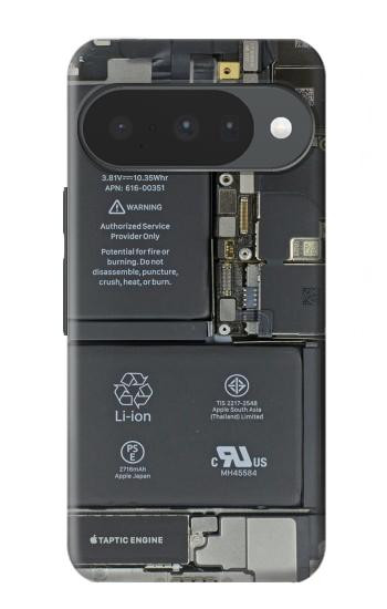 S3467 携帯電話の中のグラフィック Inside Mobile Phone Graphic Google Pixel 10, 10 Pro バックケース、フリップケース・カバー