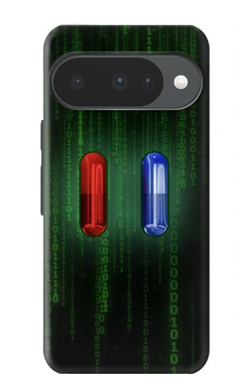 S3816 赤い丸薬青い丸薬カプセル Red Pill Blue Pill Capsule Google Pixel 10, 10 Pro バックケース、フリップケース・カバー