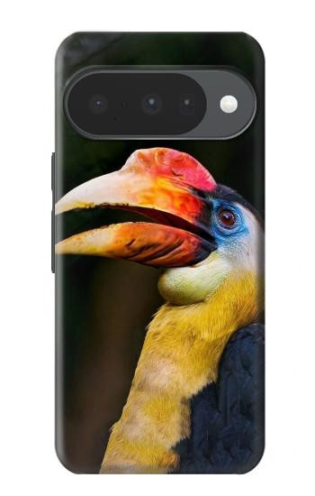 S3876 カラフルなサイチョウ Colorful Hornbill Google Pixel 10, 10 Pro バックケース、フリップケース・カバー